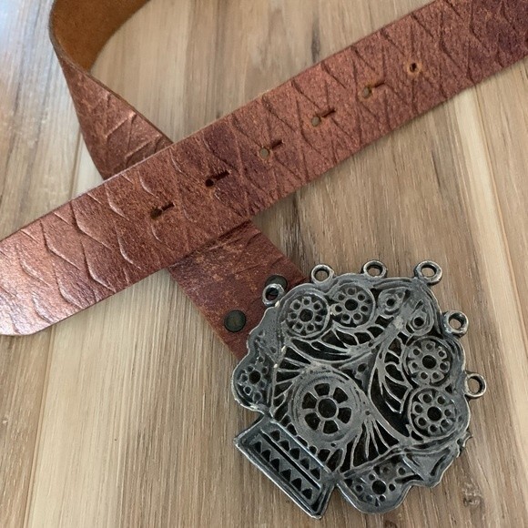 Vintage Soho Belts W/Silver Tree Buckle M main image 6
